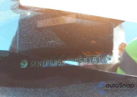 2009 Honda Pilot Ex-L from USA, damaged, VIN 5FNYF485X9B053151